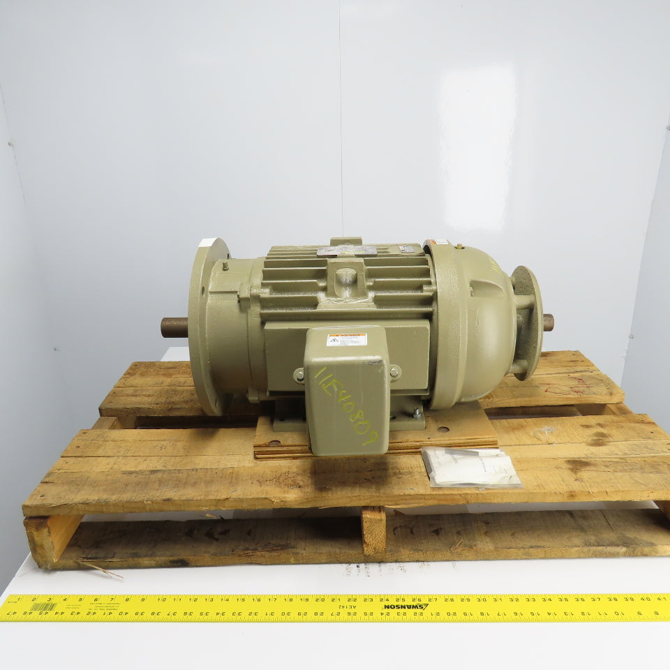 General Electric 5KS254SAB426F2 5HP Extra Severe Duty AC Motor Dual Shaft 460V