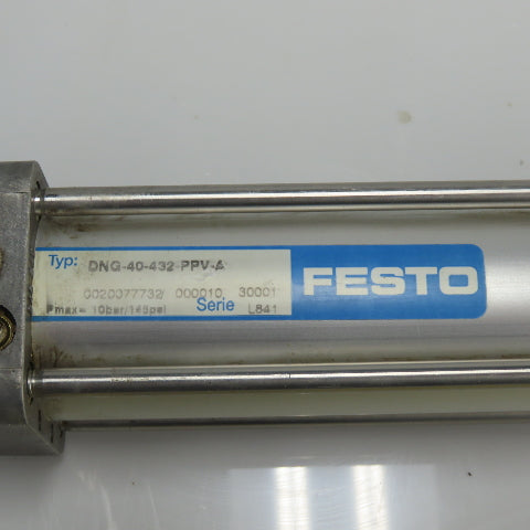 Festo DNG-40-432-PPV-A Double Acting Air Cylinder 40mm Bore 432mm Stroke