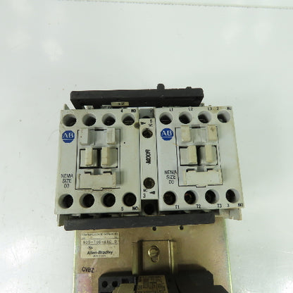 Allen Bradley 505-TOD-A1C 3Ph Reversing Motor Starter 600VAC 120V Coil