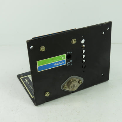 Sola Electric 83-24-225-2 Power Supply 24VDC 2.5A 50-400Hz