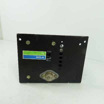 Sola Electric 83-24-225-2 Power Supply 24VDC 2.5A 50-400Hz