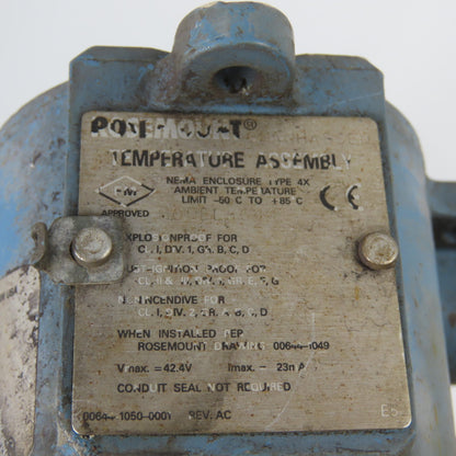 Rosemount 644HAE5J6F6XA Temperature Transmitter 23mA 42.4V Model 644