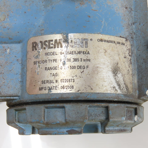 Rosemount 644HAE5J6F6XA Temperature Transmitter 23mA 42.4V Model 644