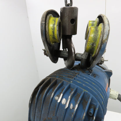 Demag PM12LF 275LB 2 Speed Electric Chain Hoist 10' Lift 46.8/7.8 FPM 460V 3PH