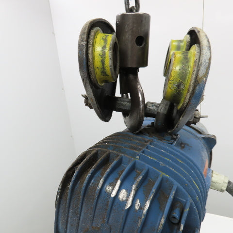 Demag PM12LF 275LB 2 Speed Electric Chain Hoist 10' Lift 46.8/7.8 FPM 460V 3PH