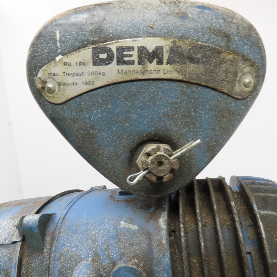 Demag PM12LF 275LB 2 Speed Electric Chain Hoist 10' Lift 46.8/7.8 FPM 460V 3PH