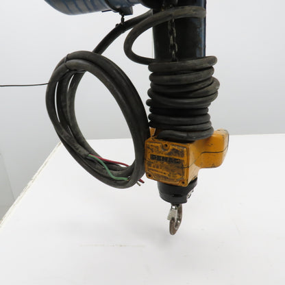 Demag PM12LF 275LB 2 Speed Electric Chain Hoist 10' Lift 46.8/7.8 FPM 460V 3PH