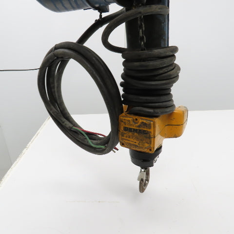 Demag PM12LF 275LB 2 Speed Electric Chain Hoist 10' Lift 46.8/7.8 FPM 460V 3PH