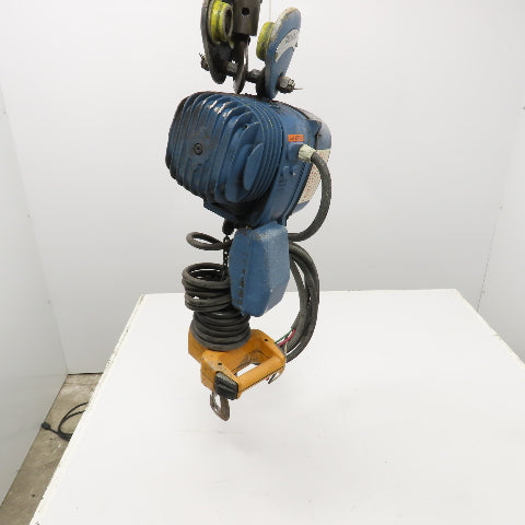 Demag PM12LF 275LB 2 Speed Electric Chain Hoist 10' Lift 46.8/7.8 FPM 460V 3PH