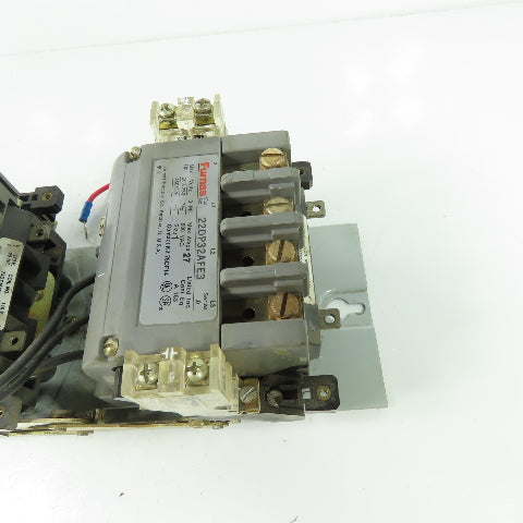 Furnas 22DP32AFE3 Size 1 3Ph Reversing Motor Starter 27A 600VAC 120V Coil