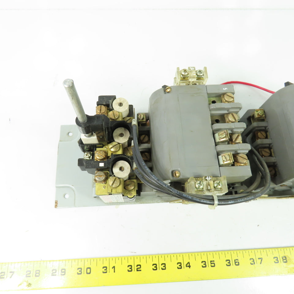 Furnas 22DP32AFE3 Size 1 3Ph Reversing Motor Starter 27A 600VAC 120V Coil