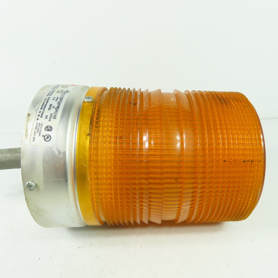 Federal Signal 131ST Starfire Amber Strobe Light  120V 50/60Hz A5 Series