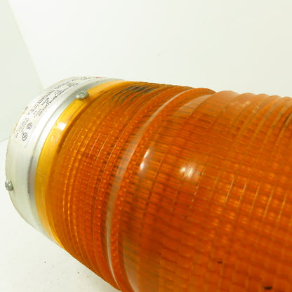 Federal Signal 131ST Starfire Amber Strobe Light  120V 50/60Hz A5 Series