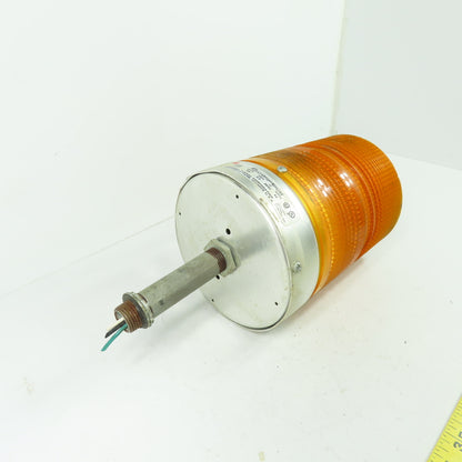 Federal Signal 131ST Starfire Amber Strobe Light  120V 50/60Hz A5 Series