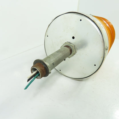 Federal Signal 131ST Starfire Amber Strobe Light  120V 50/60Hz A5 Series