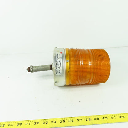 Federal Signal 131ST Starfire Amber Strobe Light  120V 50/60Hz A5 Series