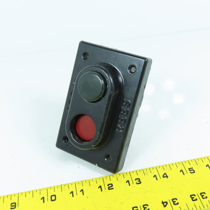 Rees 00580-032 9-00 Heavy Duty Plunger Switch 600VAC Slow Make/Break (Cracked)