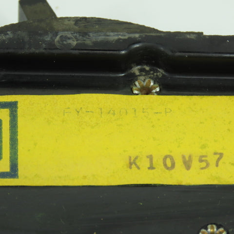 Square D FY-14015-P 15A Molded Case Single Pole Circuit Breaker Lot Of 2