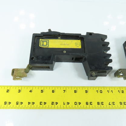 Square D FY-14015-P 15A Molded Case Single Pole Circuit Breaker Lot Of 2