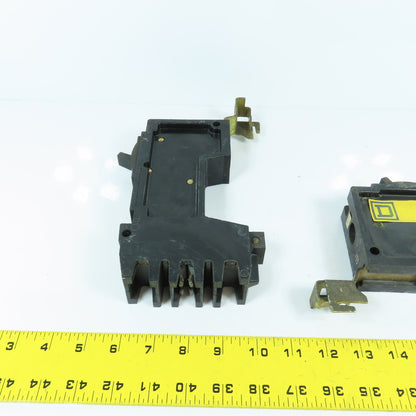 Square D FY-14015-P 15A Molded Case Single Pole Circuit Breaker Lot Of 2