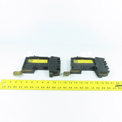 Square D FY-14015-P 15A Molded Case Single Pole Circuit Breaker Lot Of 2