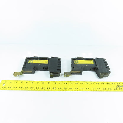 Square D FY-14015-P 15A Molded Case Single Pole Circuit Breaker Lot Of 2