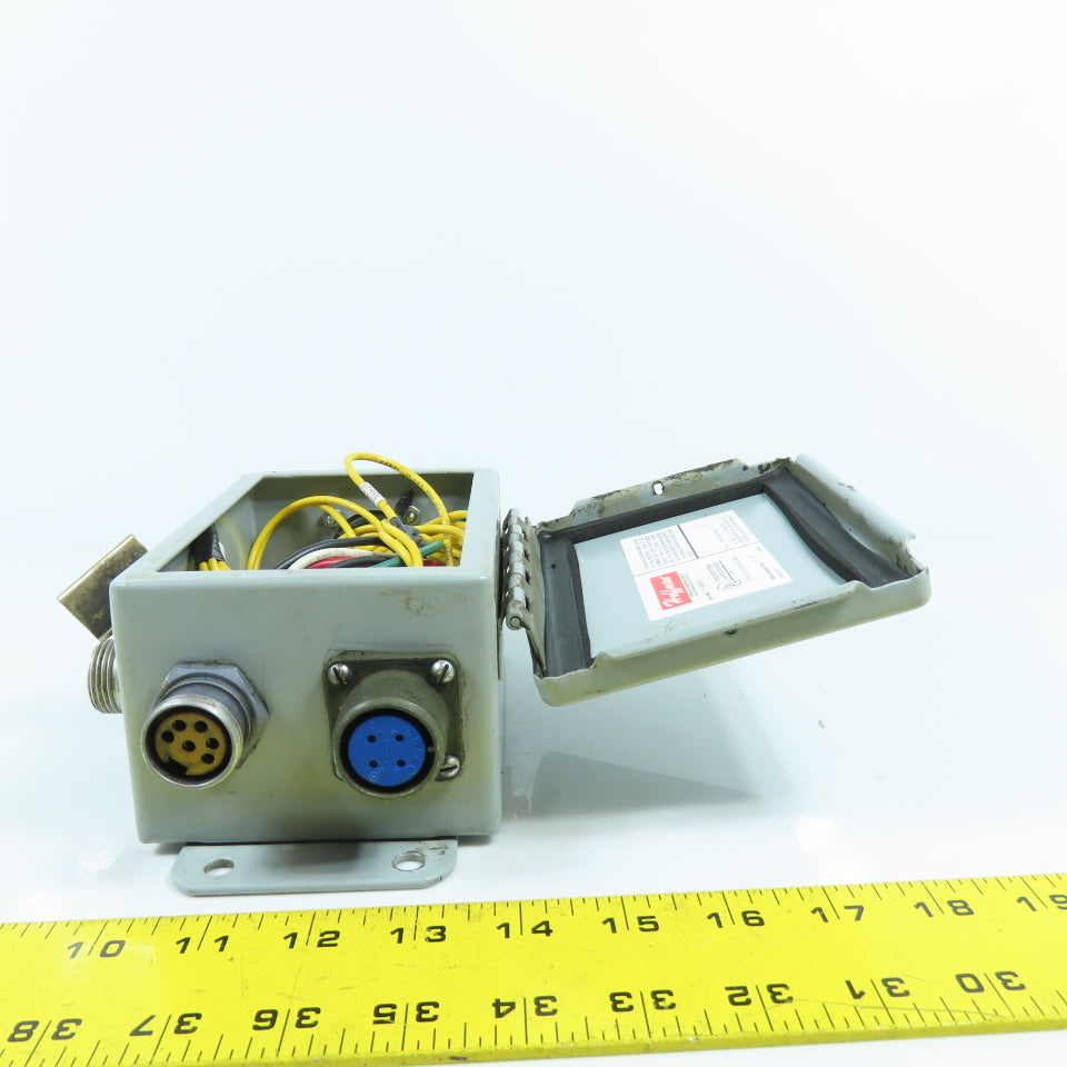 Hoffman A-604CH 6" x 4" x 3" Electrical Junction Enclosure W/ Terminal Strip