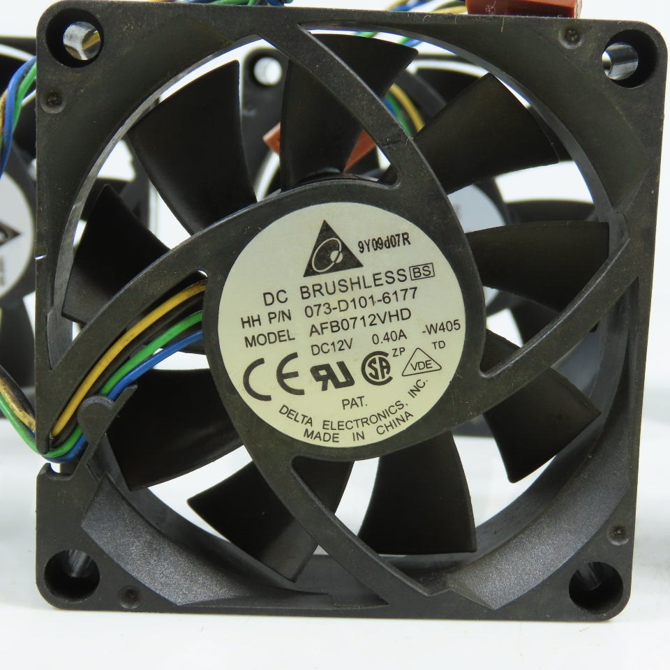 Delta AFB0712VHD 2-3/4" x 2-3/4" 12VDC Cooling Fan 0.40A Lot Of 7