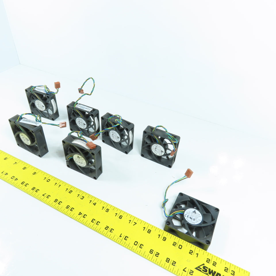 Delta AFB0712VHD 2-3/4" x 2-3/4" 12VDC Cooling Fan 0.40A Lot Of 7