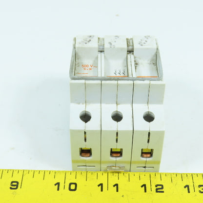 Legrand 01268 NFC 63210 32A 500V 3-Pole Fuse Holder 10 x 38