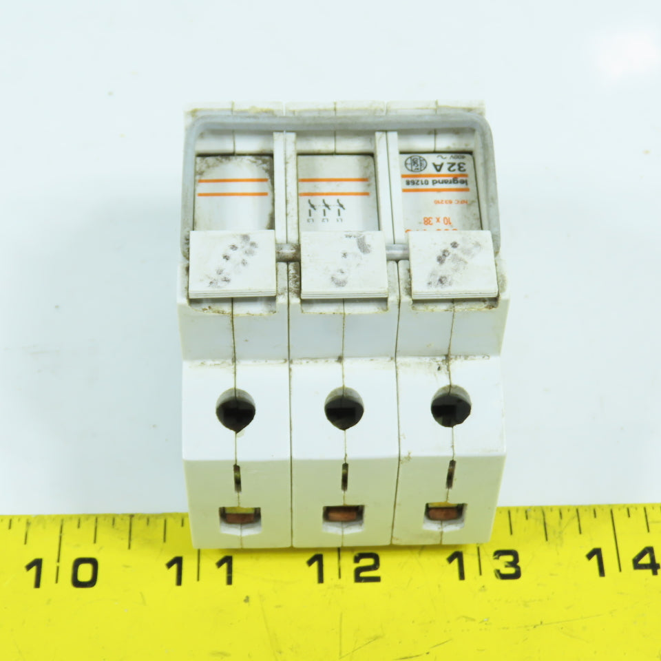 Legrand 01268 NFC 63210 32A 500V 3-Pole Fuse Holder 10 x 38
