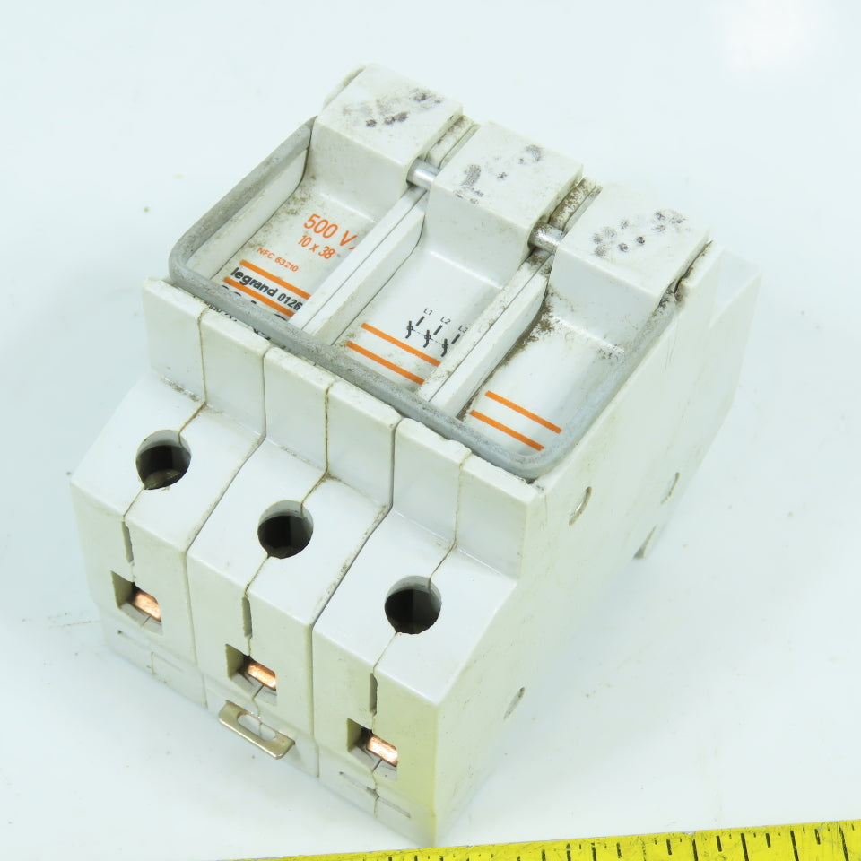Legrand 01268 NFC 63210 32A 500V 3-Pole Fuse Holder 10 x 38