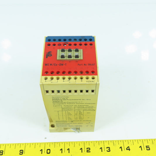 Pepperl + Fuchs WE M/Ex-DW-T Frequency Current Converter 110VAC