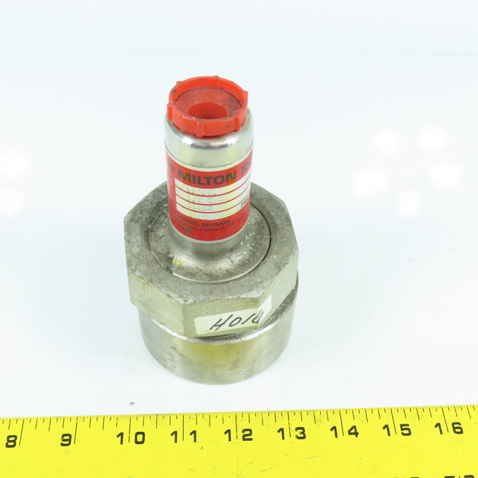 Milton Roy VS0861 1/2" Stainless Steel Safety Relief Valve 1000PSIG