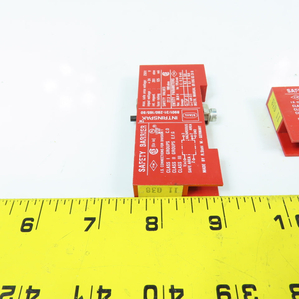 Stahl Intrinspak 8901/31-280/165/80 Safety Barrier 24V Lot Of 4