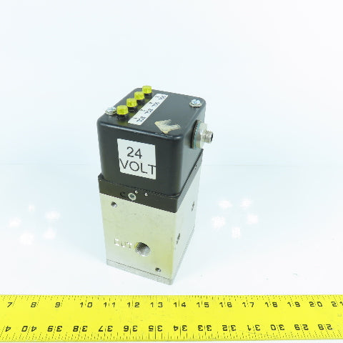 Parker W2154L579B Normally Open Pneumatic Solenoid Valve 150PSI 24VDC Coil