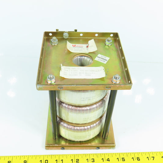Uveco N13325 3FAS 3-Phase Transformer Pri 500V Sec 220V 360VAC 3PH