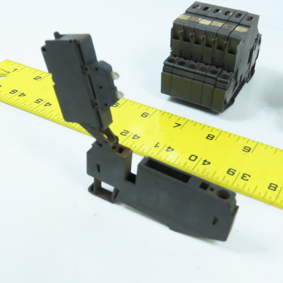 Phoenix Contact ZFK-4-HESI Terminal Block Fuse Spring Cage 600V 24-10AWG Lot/28