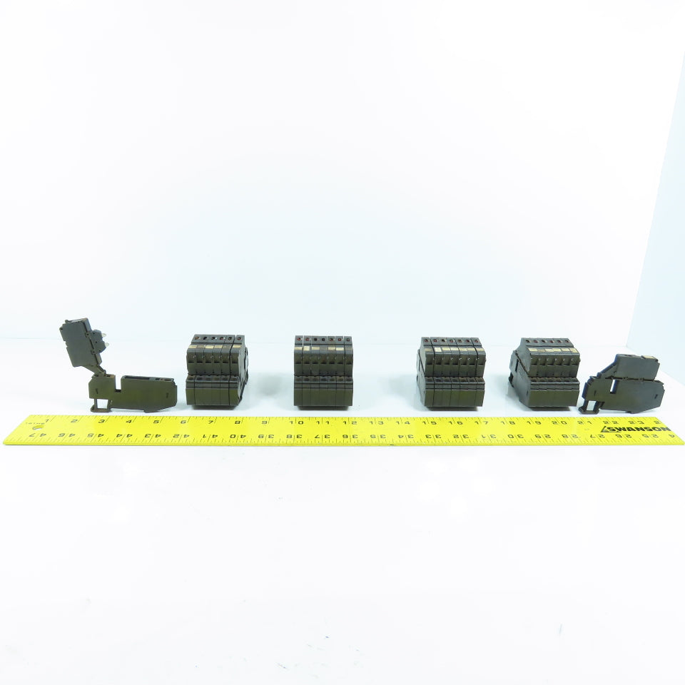Phoenix Contact ZFK-4-HESI Terminal Block Fuse Spring Cage 600V 24-10AWG Lot/28