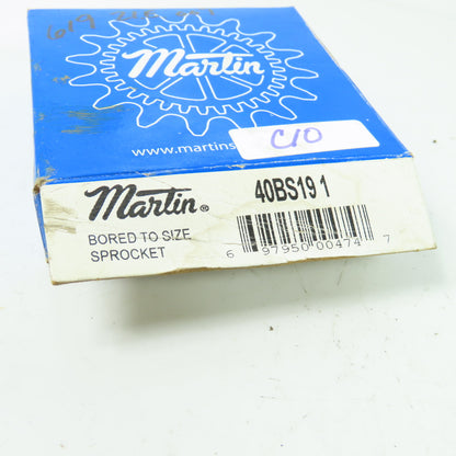 Martin 40BS191 19-Tooth Sprocket 1" Bore 3-1/4" OD