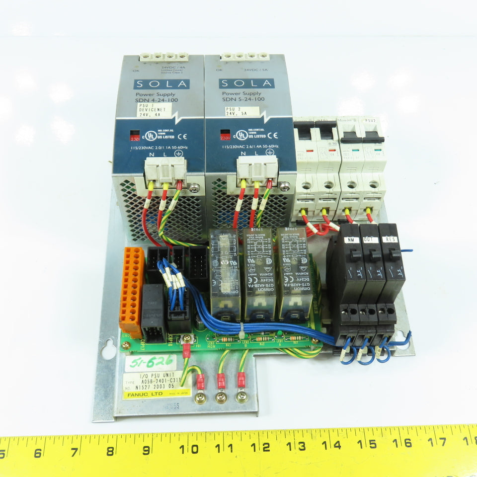 Fanuc A05B-2401-C311 I/O PSU Power Supply Unit W/ A20B-1007-0540