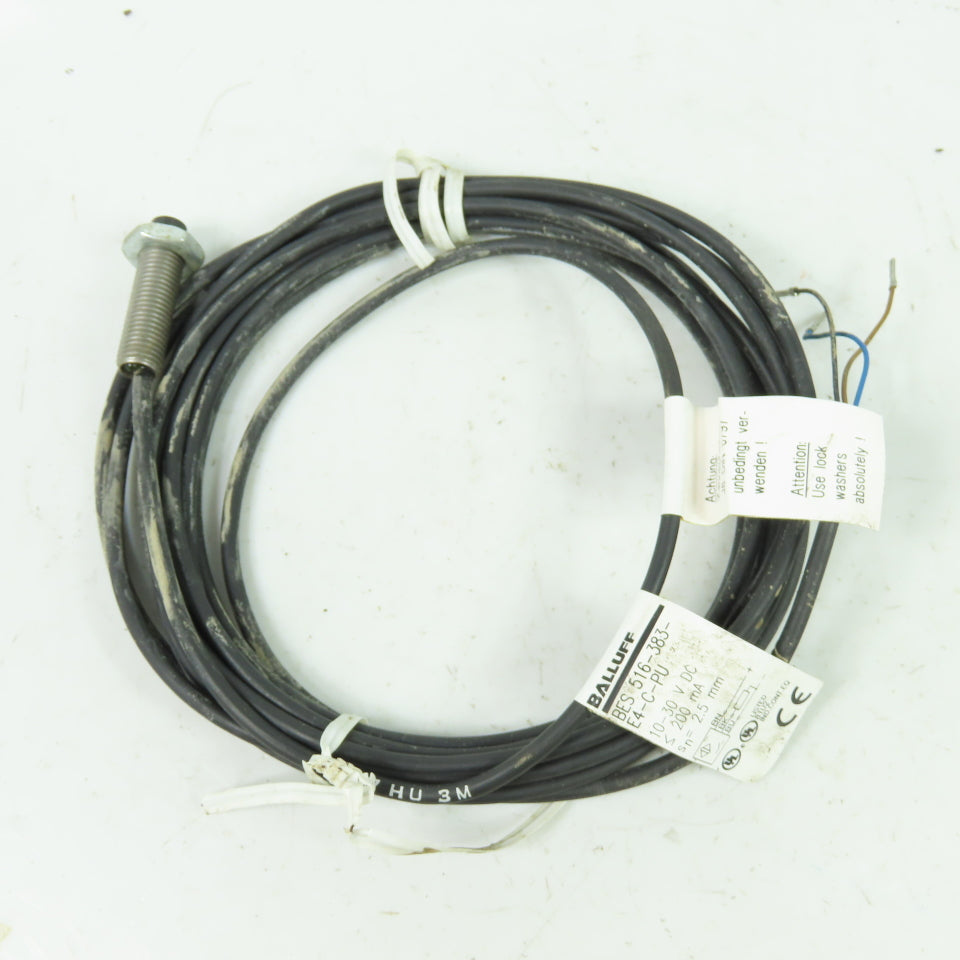 Balluff BES 516-383-E4-C-PU Inductive Proximity Sensor 10-30VDC 200mA