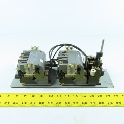 Furnas 22DP32AFE3 Size 1 Reversing Starter Contactor 27A 120V Coil W/ Overload