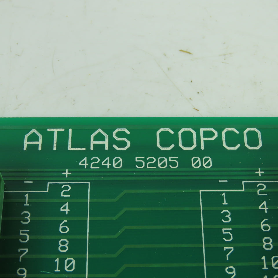 Atlas Copco 4240 5205 00 Assembly System I/O Card Circuit board
