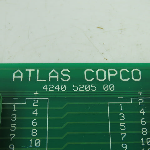 Atlas Copco 4240 5205 00 Assembly System I/O Card Circuit board