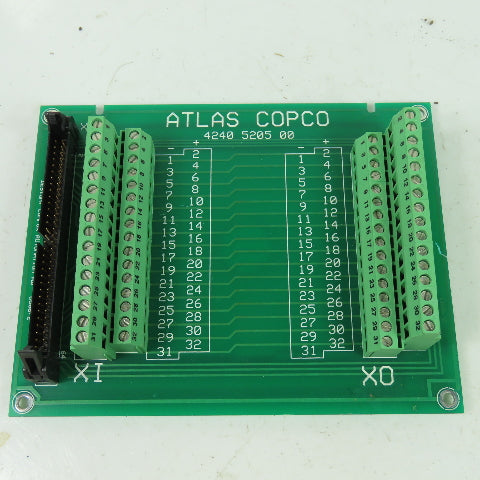 Atlas Copco 4240 5205 00 Assembly System I/O Card Circuit board