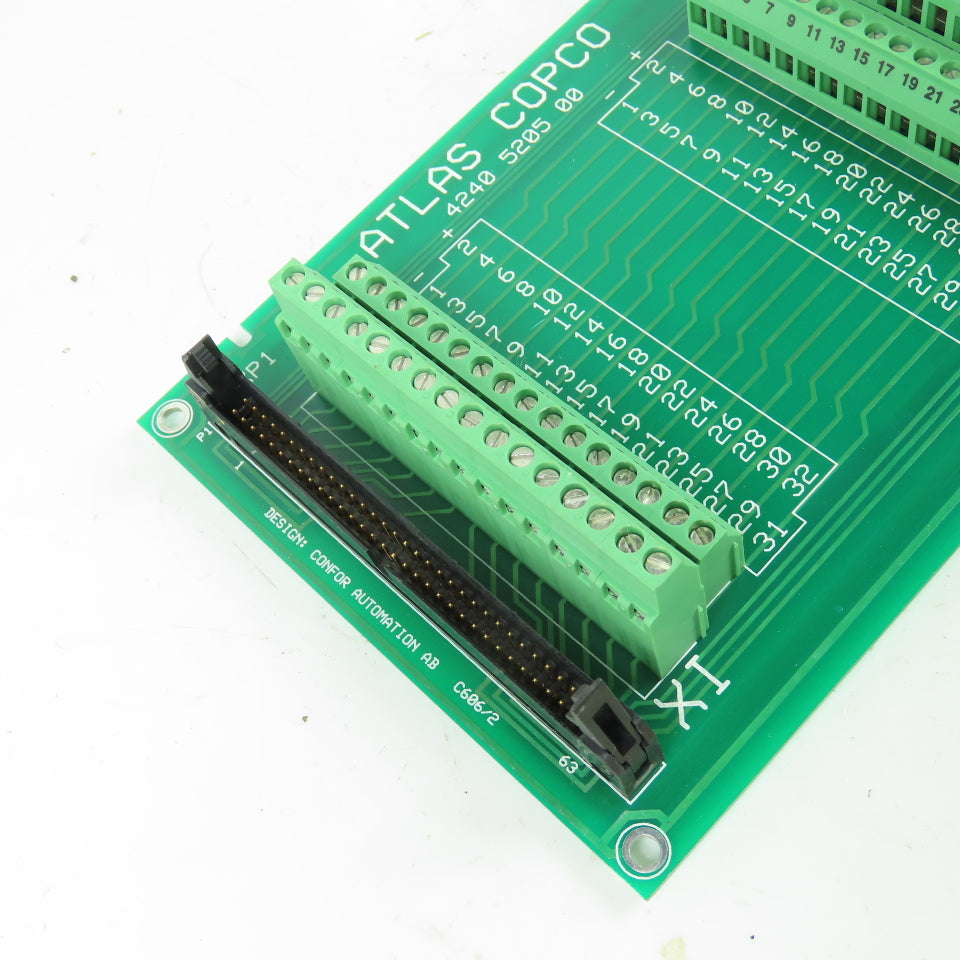 Atlas Copco 4240 5205 00 Assembly System I/O Card Circuit board