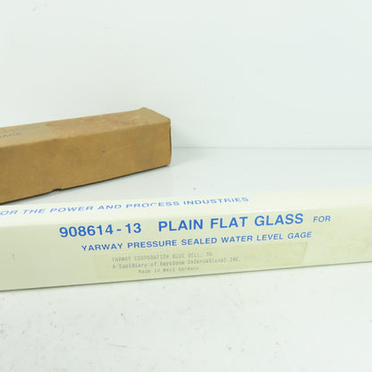 Yarway 908614-13 951468 Plain Flat Glass For Sealed water Level Gage 60-21-0023