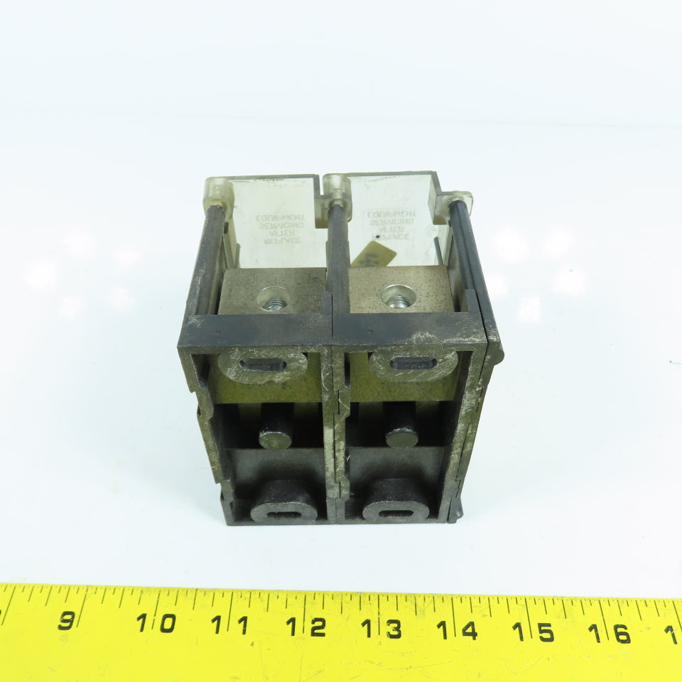 Ferraz Shawmut 66592 PDB 2 Pole 2/0-#14 x10 Way Power Distribution Block W/Cover
