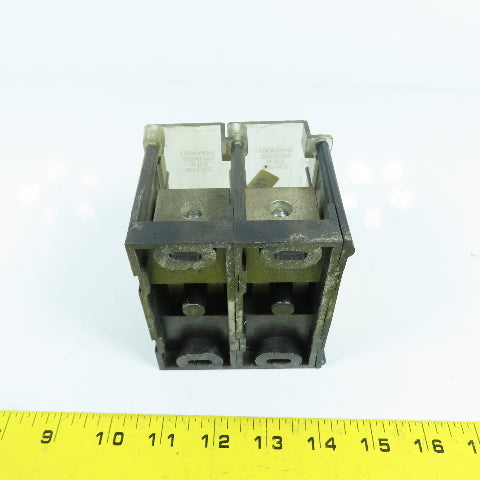 Ferraz Shawmut 66592 PDB 2 Pole 2/0-#14 x10 Way Power Distribution Block W/Cover